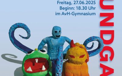 Sommer-Rundgang: Kunstausstellung und Trickfilme am AvH